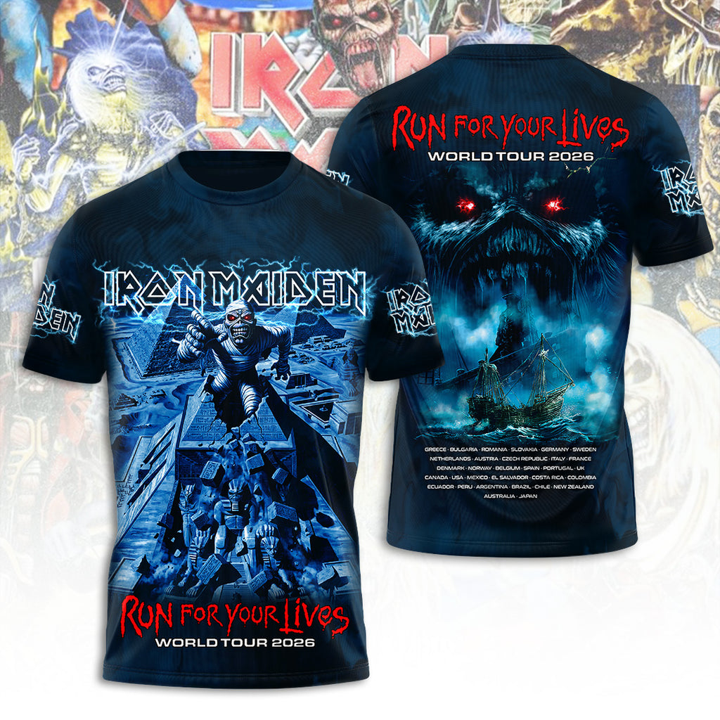 Iron Maiden Tour 2026 3D Apparel – TANTN21872