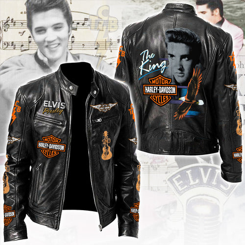 Elvis Presley Motorcycle Leather Jacket – TANTN21904