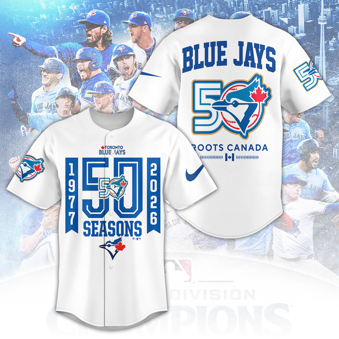 Toronto Blue Jays 50th Anniversary Baseball Jersey – TANTN21949