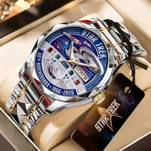 Star Trek 60th Anniversary Alloy Luxury Quartz Watch – TANTN22043