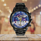 Star Trek 60th Anniversary Black Stainless Steel Watch – TANTN22044
