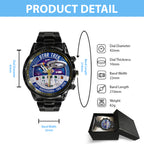 Star Trek 60th Anniversary Black Stainless Steel Watch – TANTN22044
