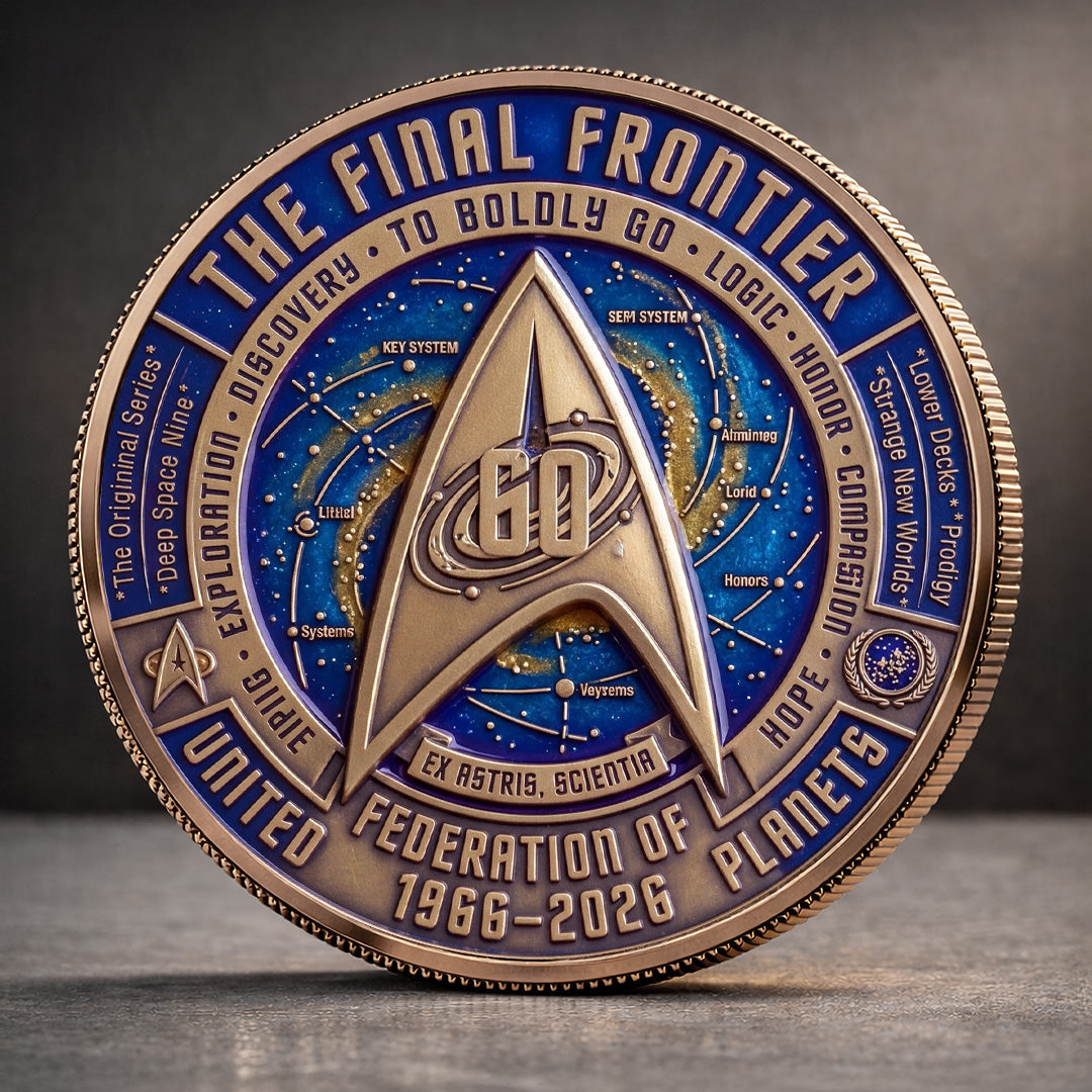 Star Trek 60th Anniversary Commemorative Coin – TANTN22045