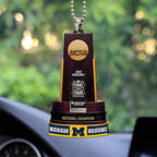 Michigan Wolverines 2026 Men's Basketball National Champions Custom shape 2-sided Acrylic Car Ornament – TANTN22144