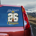 Michigan Wolverines 2026 Men's Basketball National Champions 3D Car Sticker – TANTN22161