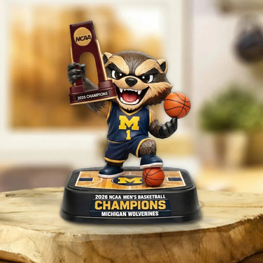 Michigan Wolverines 2026 Men's Basketball National Champions Custom Shape Acrylic Plaque – TANTN22165