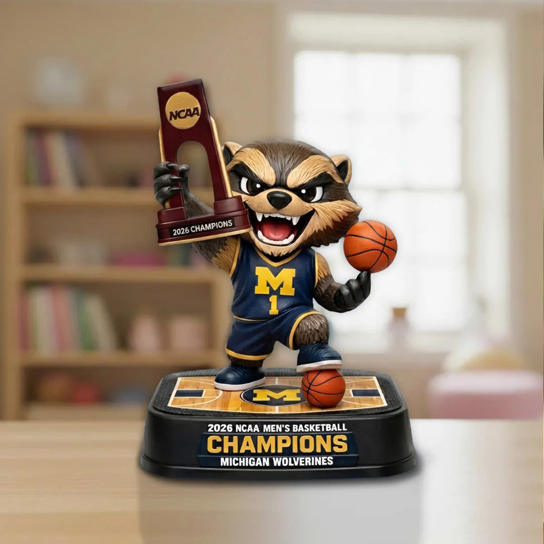 Michigan Wolverines 2026 Men's Basketball National Champions Custom Shape Acrylic Plaque – TANTN22165