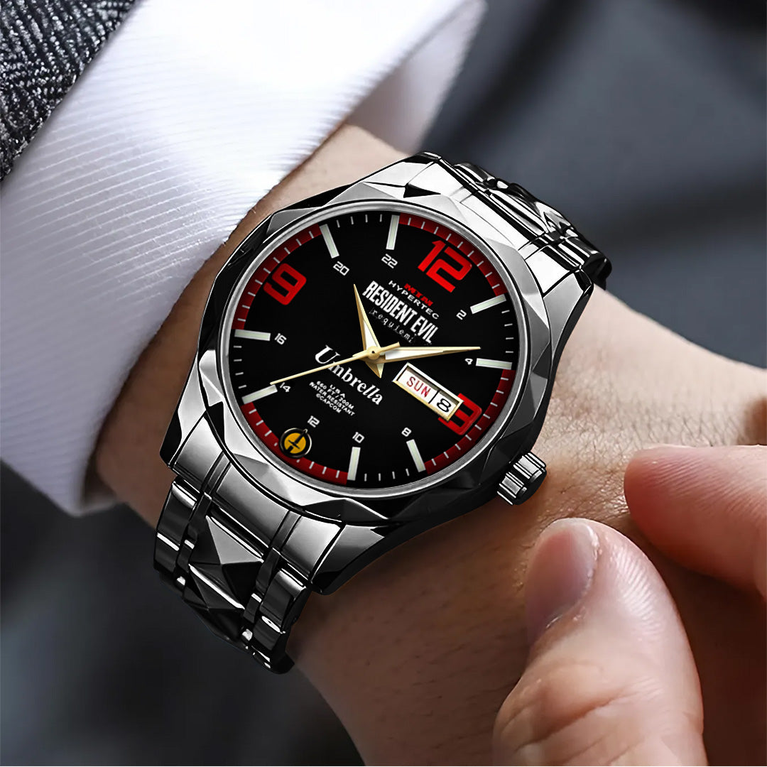 Resident Evil Requiem Alloy Luxury Quartz Watch – TANTN22225