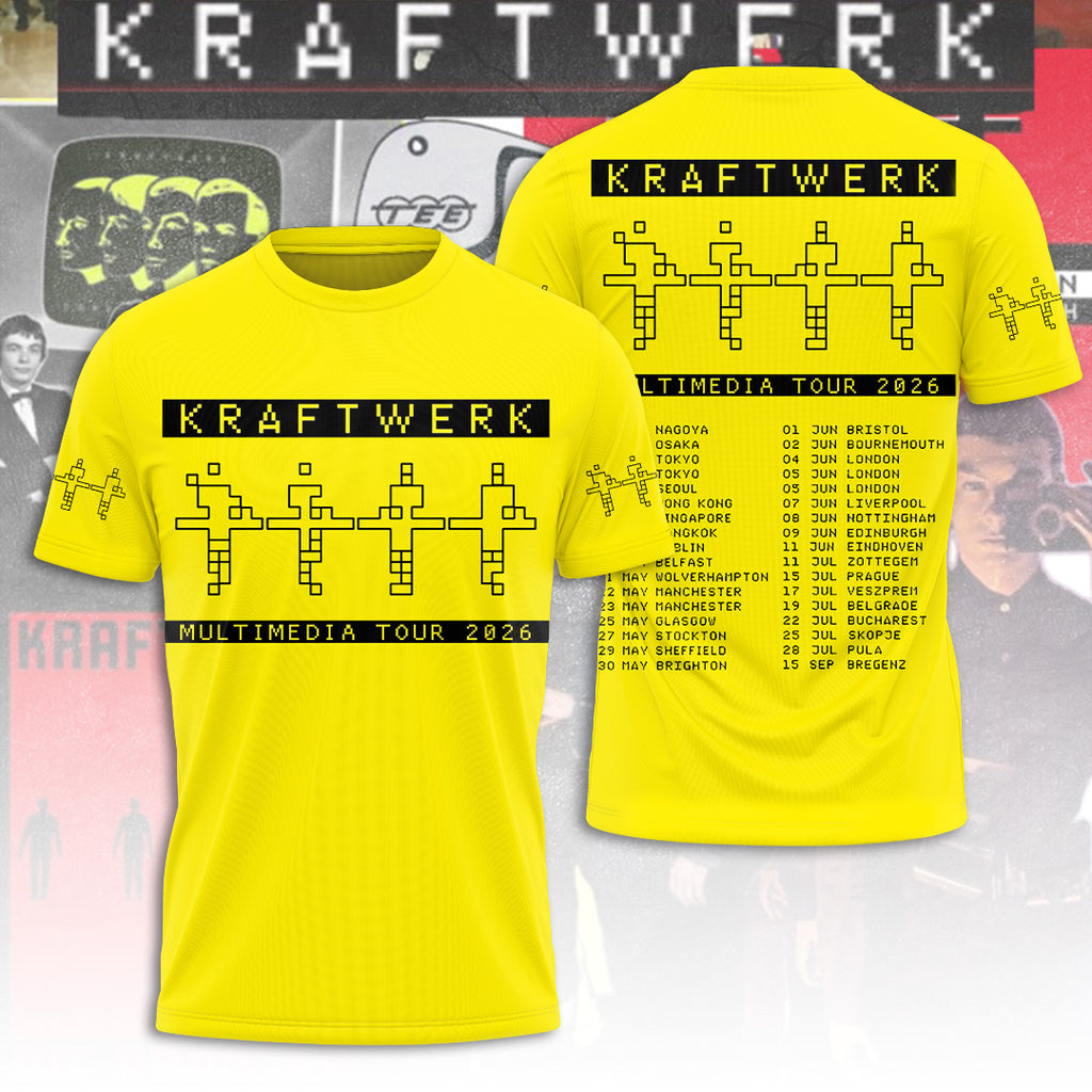 Kraftwerk Tour 2026 3D Apparel – TANTN22236