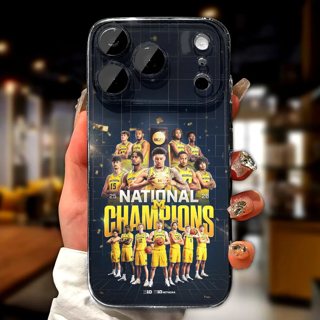 Michigan Wolverines 2026 Men's Basketball National Champions Phone Case – TANTN22295