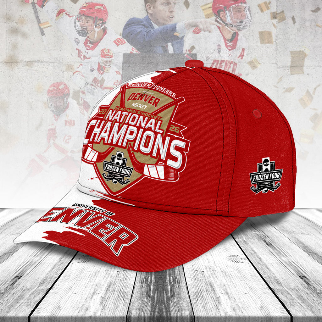Denver Pioneers 2026 Men's Ice Hockey National Champions Classic Cap – TANTN22370