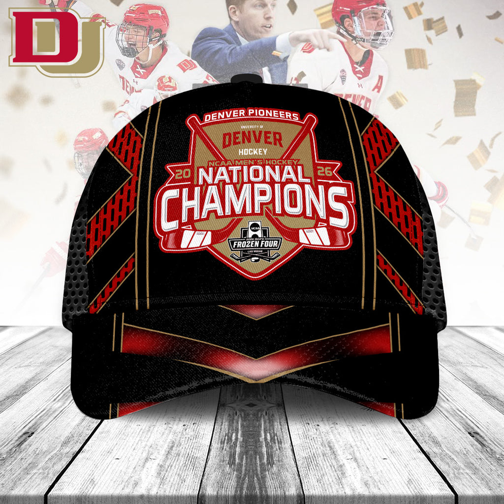 Denver Pioneers 2026 Men's Ice Hockey National Champions Classic Cap – TANTN22377