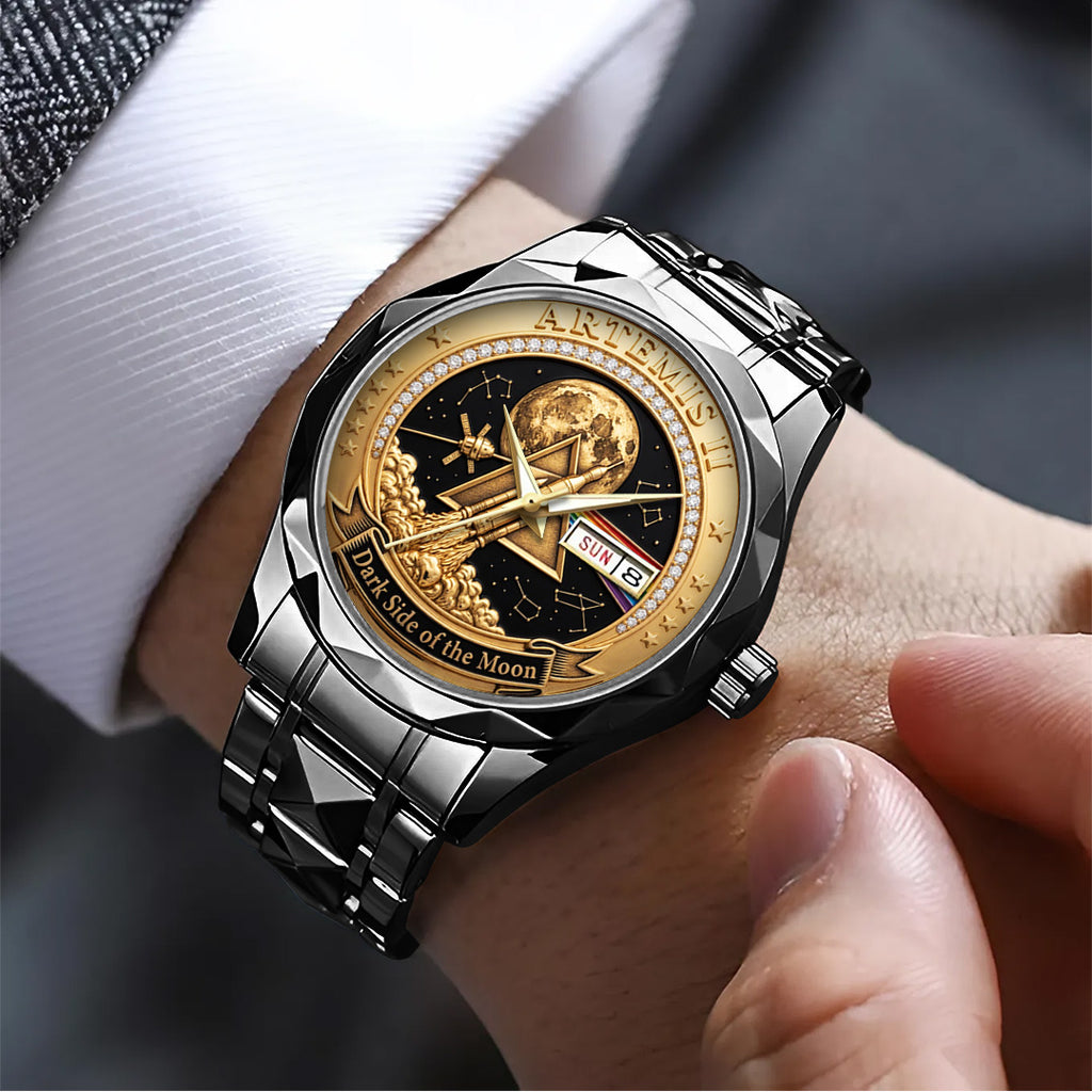 Pink Floyd x Artemis II Alloy Luxury Quartz Watch – TANTN22397