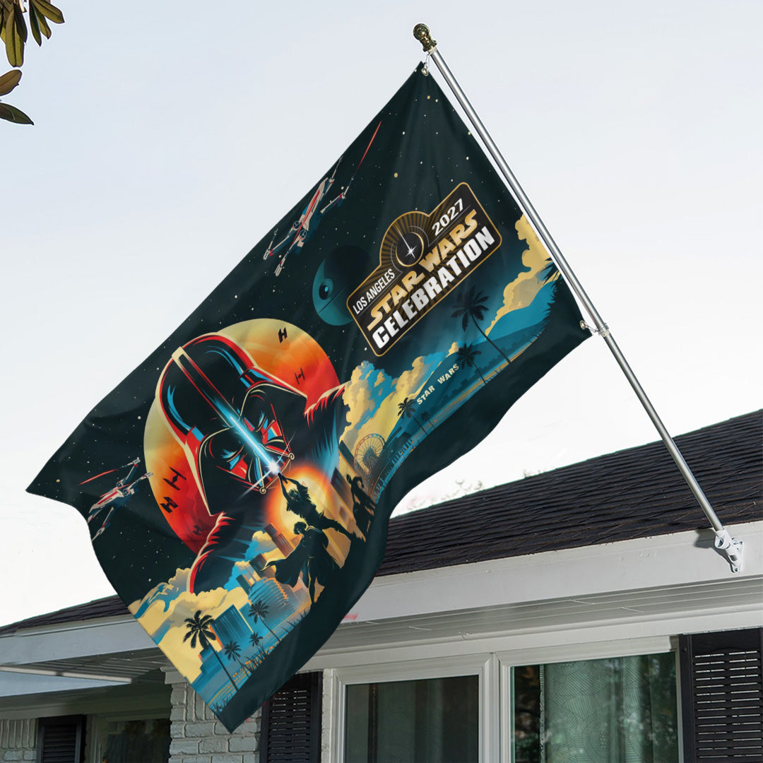 Star Wars 50th Anniversary 3D Double-side House Flag – TANTN22442