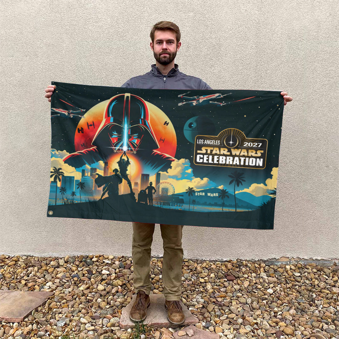 Star Wars 50th Anniversary 3D Double-side House Flag – TANTN22442