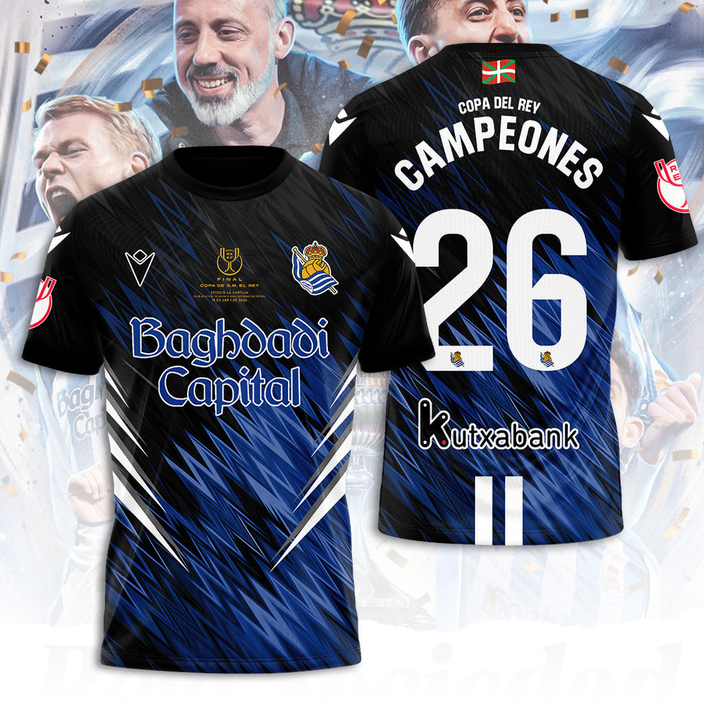 Real Sociedad Champions Copa del Rey 2026 3D Apparel – TANTN22448