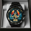 Star Wars 50th Anniversary Black Stainless Steel Watch – TANTN22499