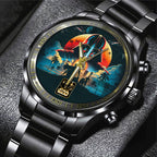 Star Wars 50th Anniversary Black Stainless Steel Watch – TANTN22501