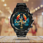 Star Wars 50th Anniversary Black Stainless Steel Watch – TANTN22501