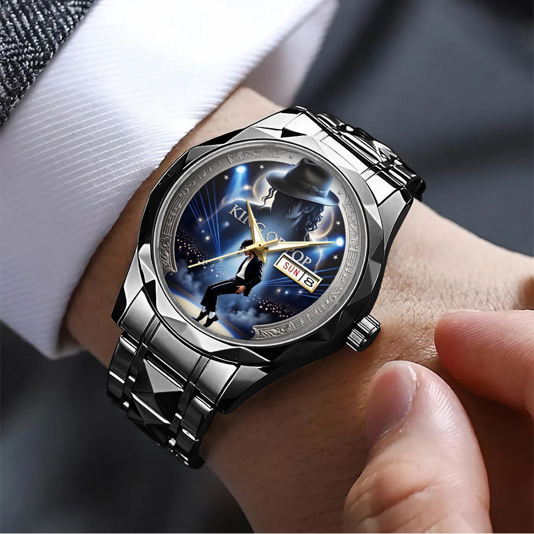 Michael Jackson Alloy Luxury Quartz Watch – TANTN22541