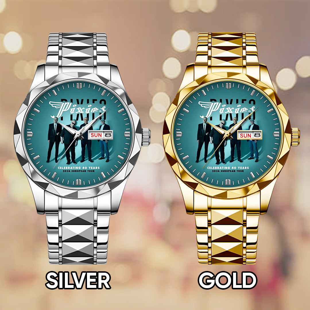 Pixies 40th Anniversary Tour 2026 Alloy Luxury Quartz Watch – TANTN22549