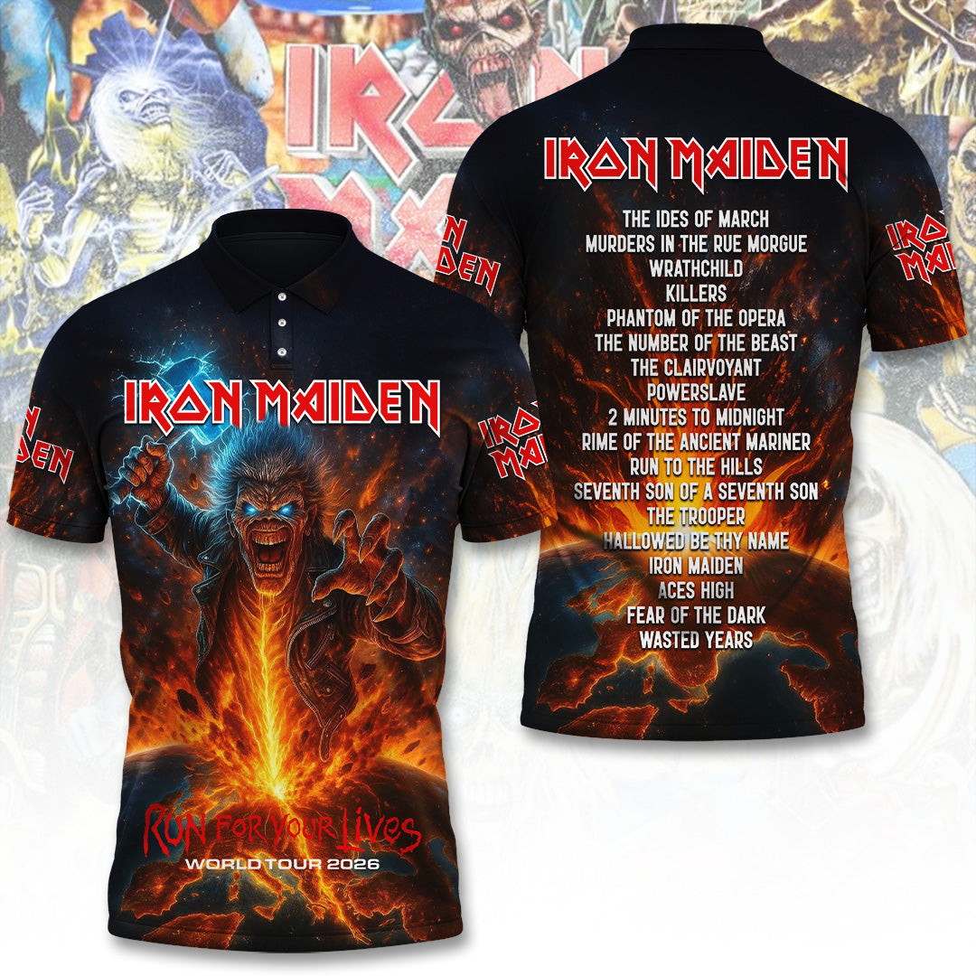 Iron Maiden Tour 2026 3D Apparel – TANTN22707