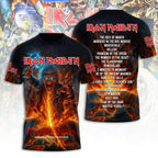Iron Maiden Tour 2026 3D Apparel – TANTN22707