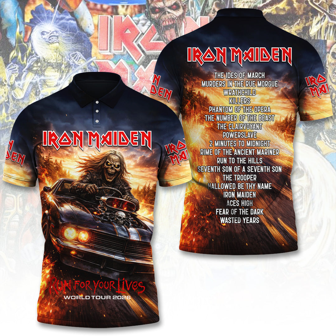 Iron Maiden Tour 2026 3D Apparel – TANTN22709