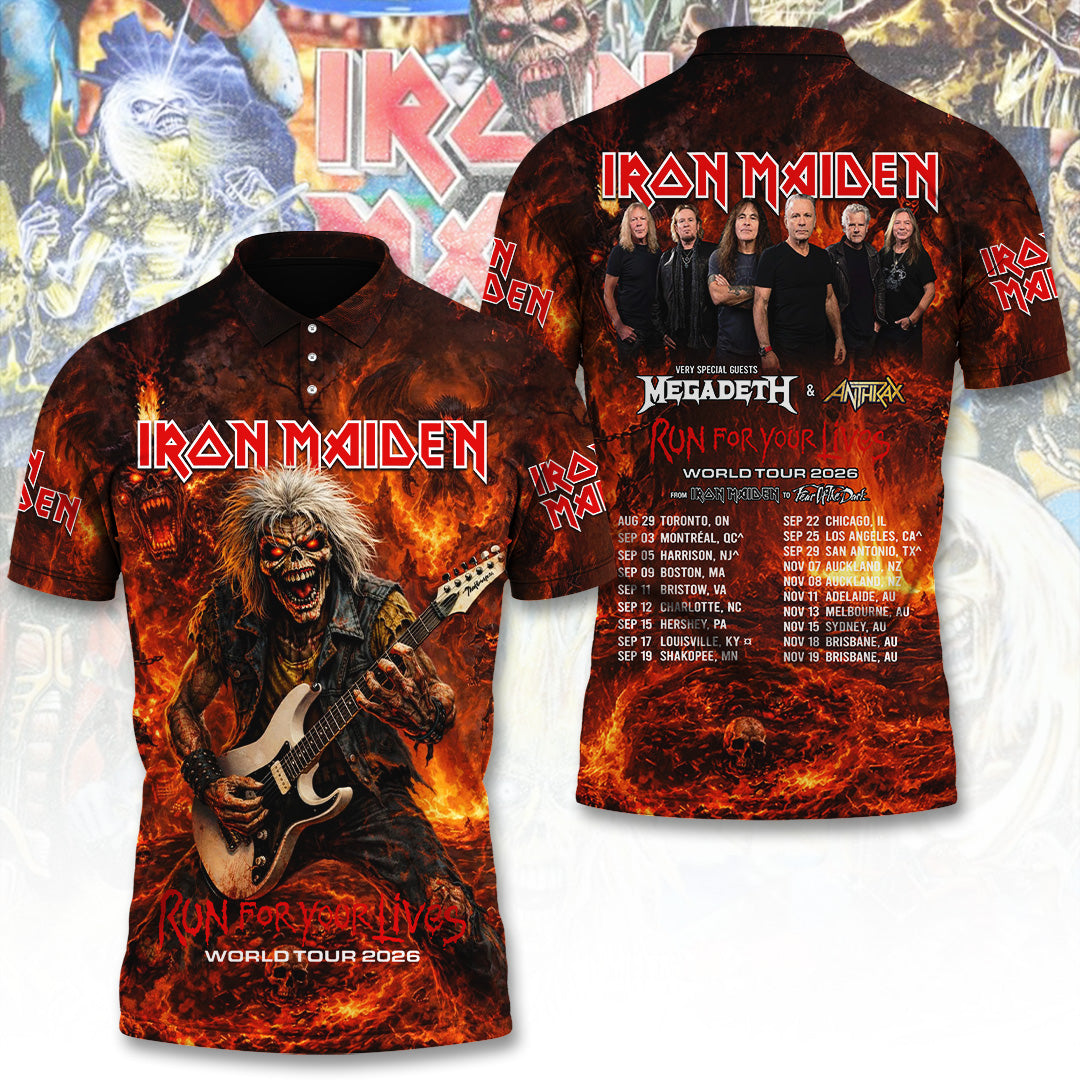 Iron Maiden Tour 2026 3D Apparel – TANTN22710