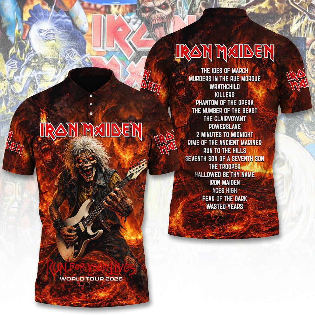 Iron Maiden Tour 2026 3D Apparel – TANTN22711