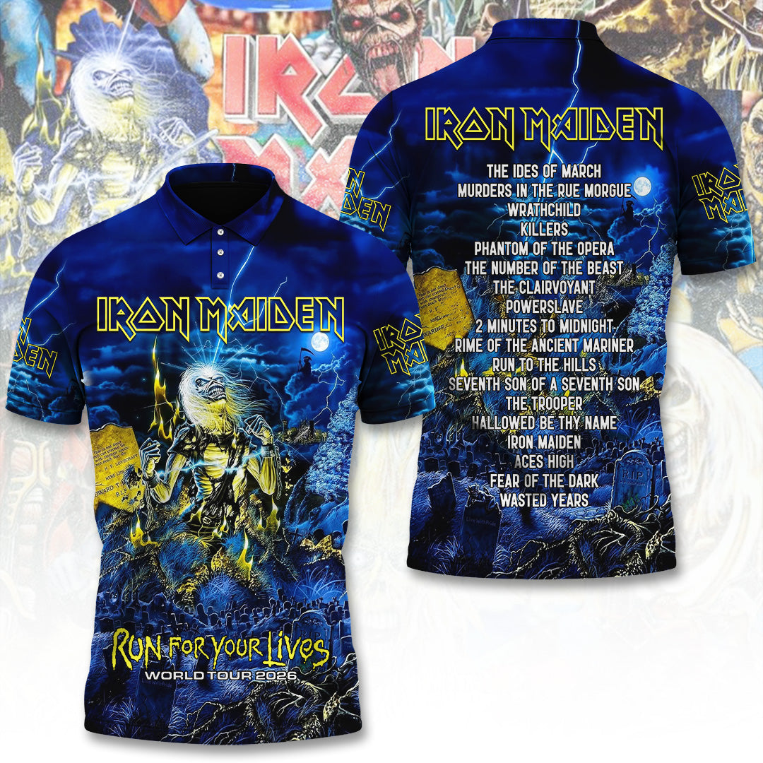 Iron Maiden Tour 2026 3D Apparel – TANTN22739