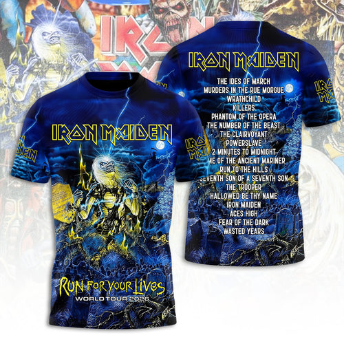 Iron Maiden Tour 2026 3D Apparel – TANTN22739
