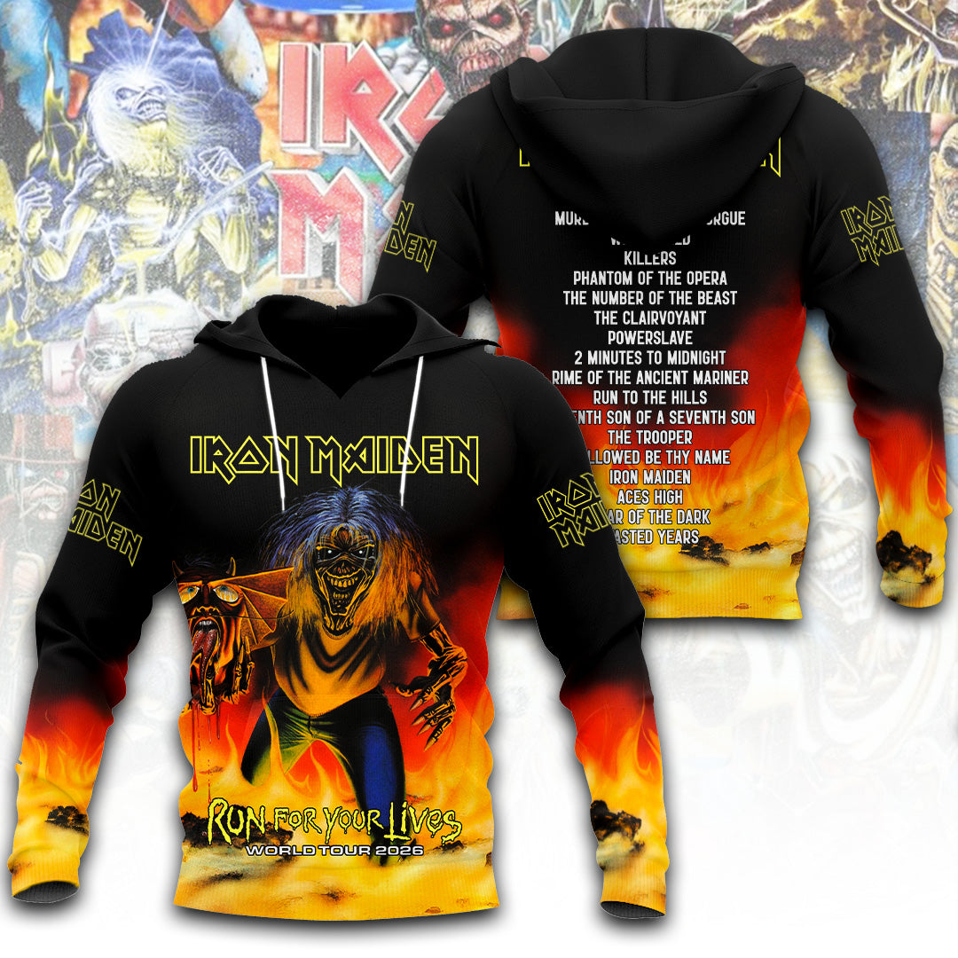 Iron Maiden Tour 2026 3D Apparel – TANTN22741