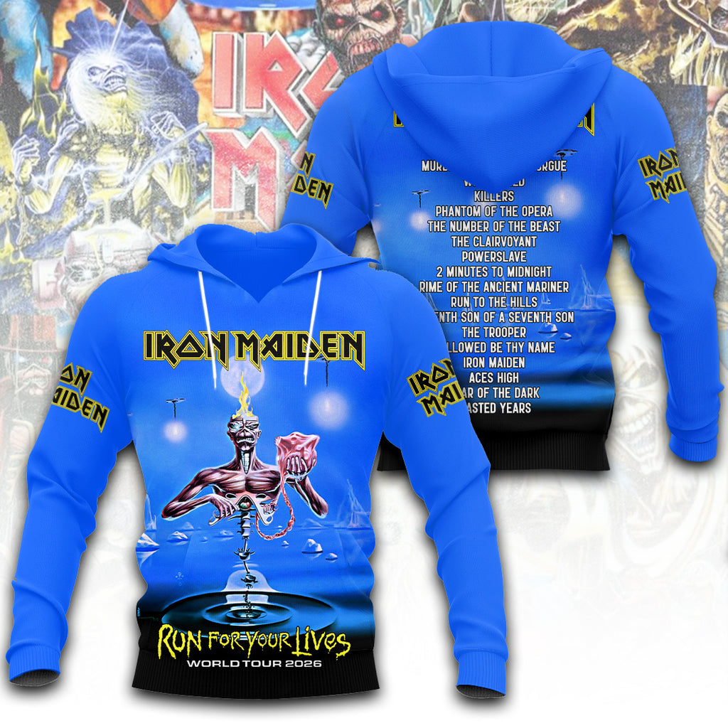 Iron Maiden Tour 2026 3D Apparel – TANTN22745