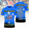 Iron Maiden Tour 2026 3D Apparel – TANTN22745