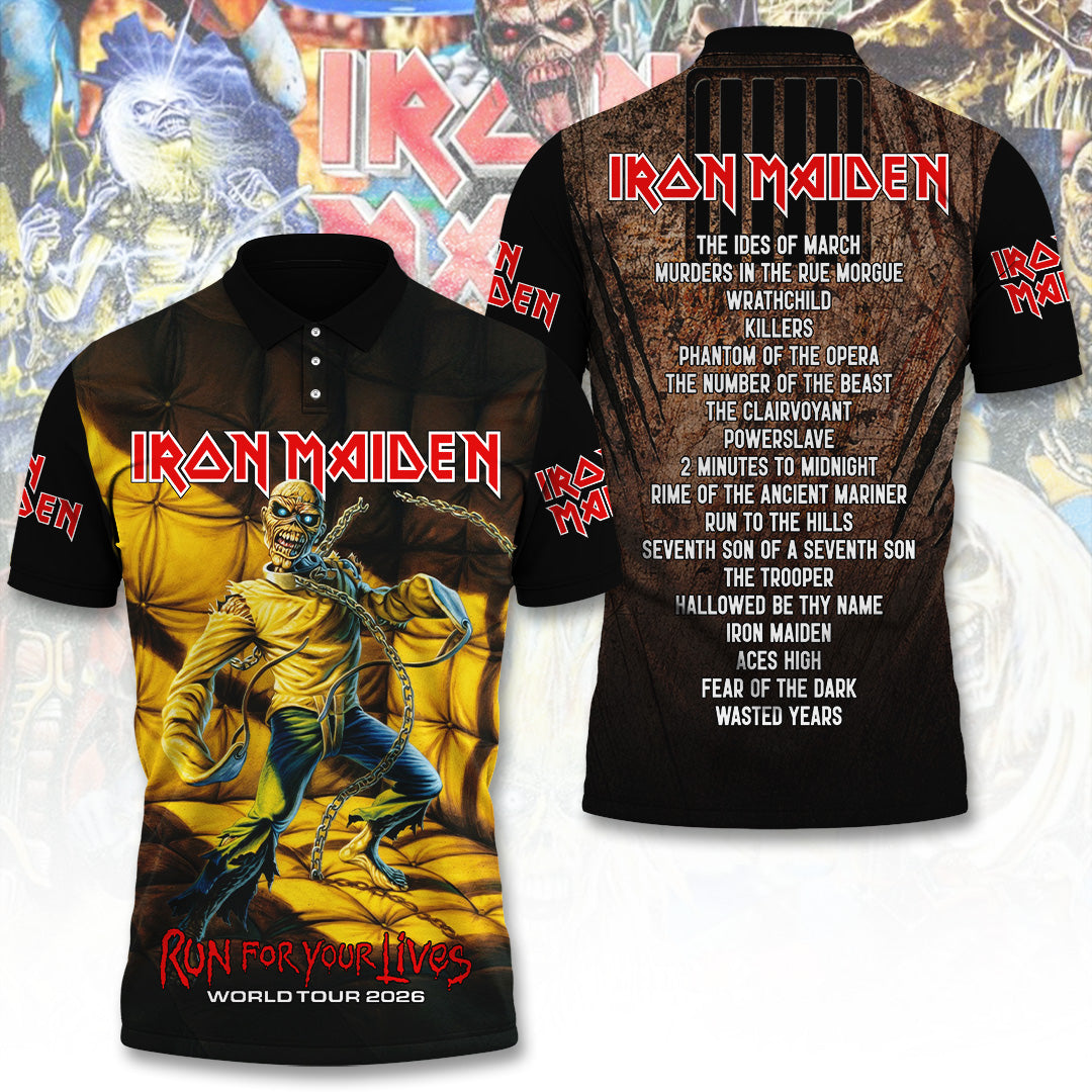 Iron Maiden Tour 2026 3D Apparel – TANTN22747