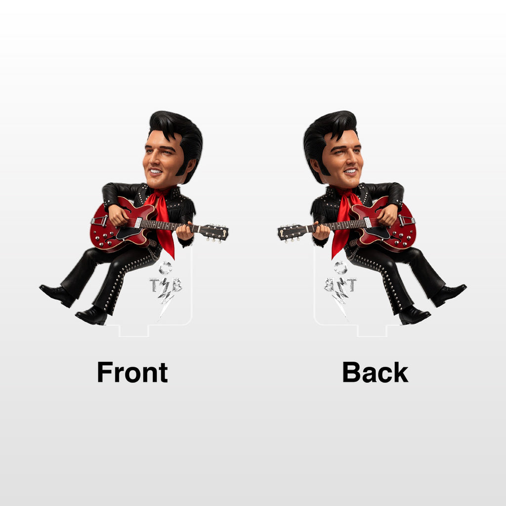 Elvis Presley Custom Shape Spring Acrylic Standee – TANTN22777