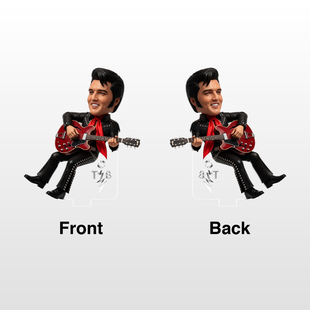 Elvis Presley Custom Shape Spring Acrylic Standee – TANTN22777