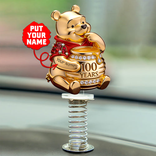 Personalized Winnie-the-Pooh 100th Anniversary Custom Shape Spring Acrylic Standee – TANTN22778