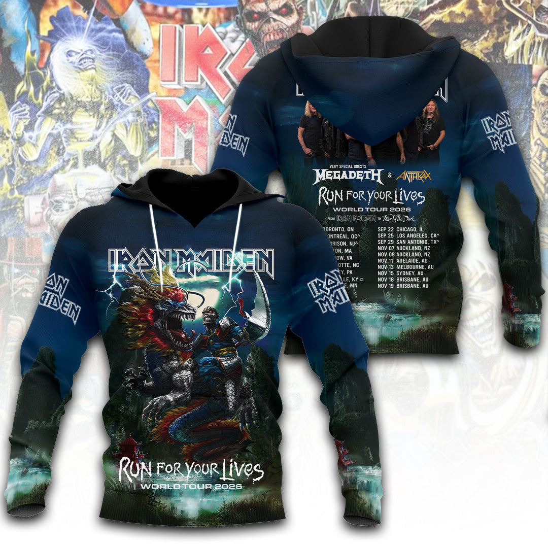 Iron Maiden 2026 World Tour 3D Apparel – TANTN22792