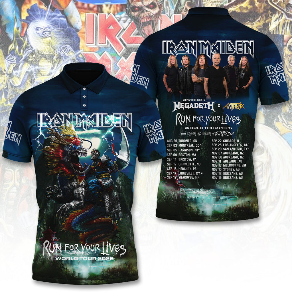Iron Maiden 2026 World Tour 3D Apparel – TANTN22792