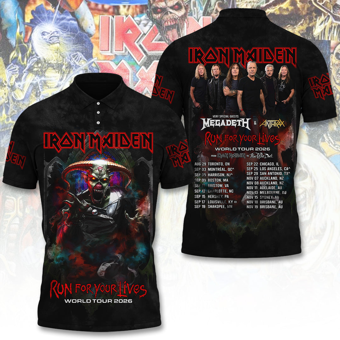 Iron Maiden Tour 2026 3D Apparel – TANTN22794