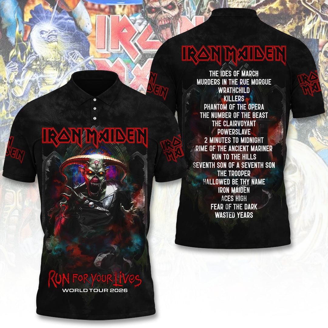 Iron Maiden Tour 2026 3D Apparel – TANTN22795