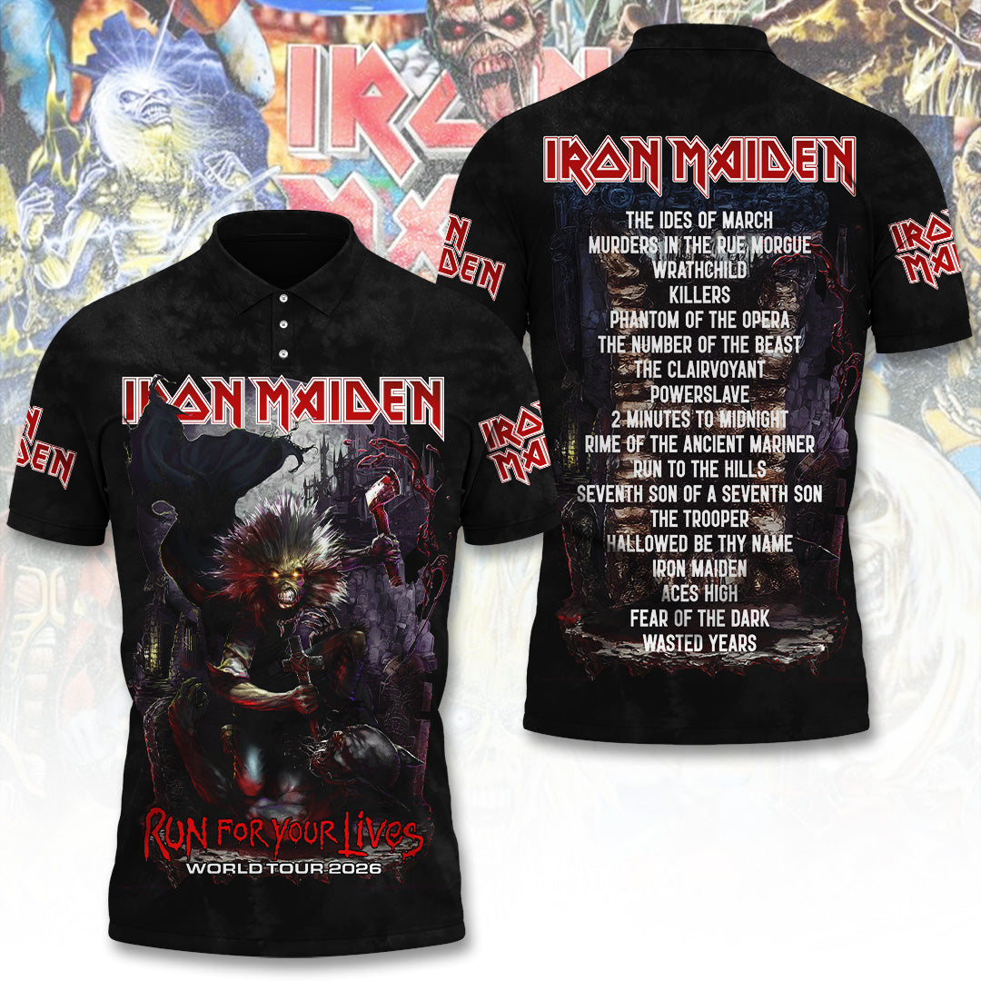 Iron Maiden Tour 2026 3D Apparel – TANTN22798