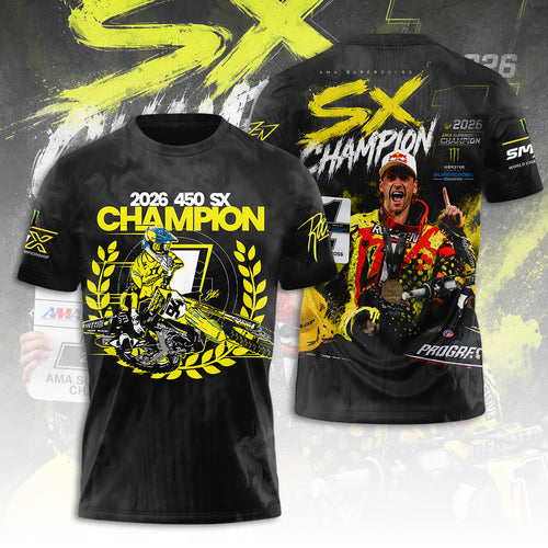Ken Roczen 450SX Champion 2026 3D Apparel – TANTN22842