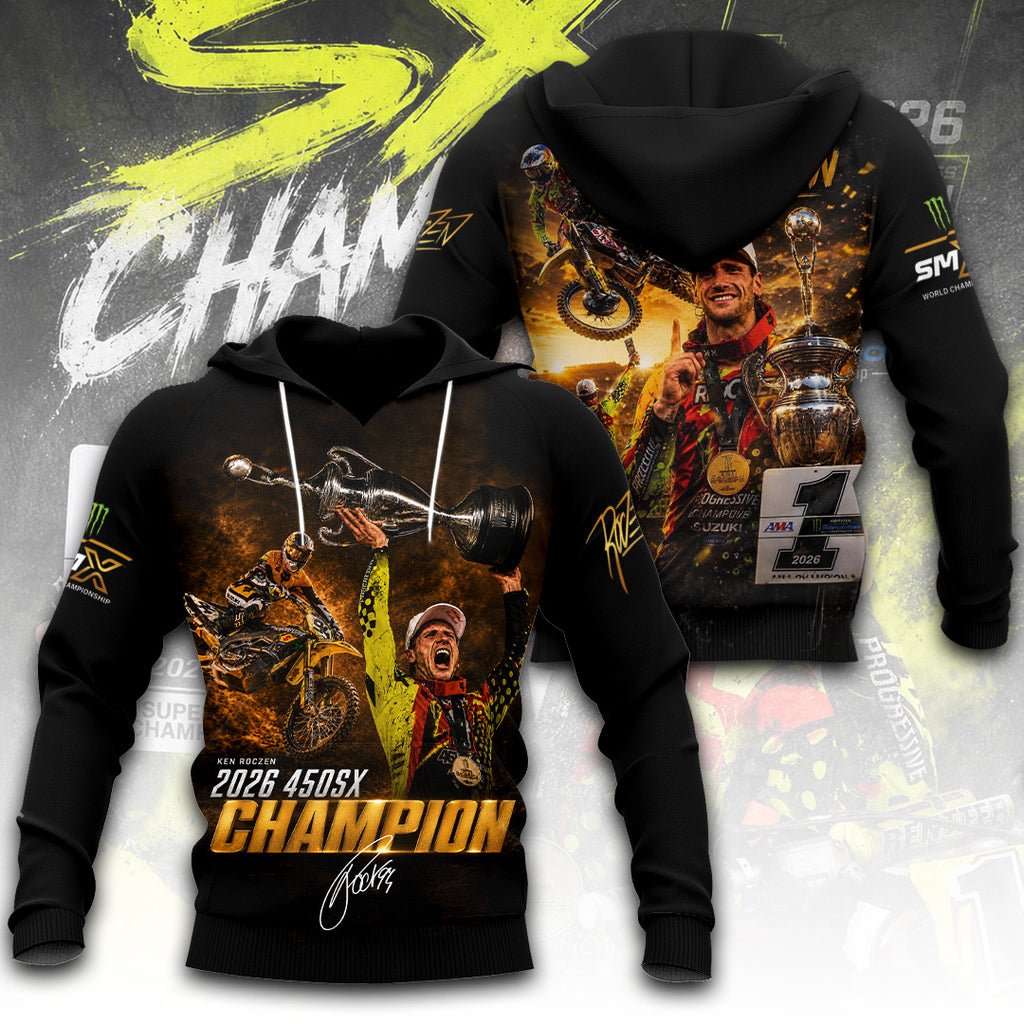 Ken Roczen 450SX Champion 2026 3D Apparel – TANTN22873