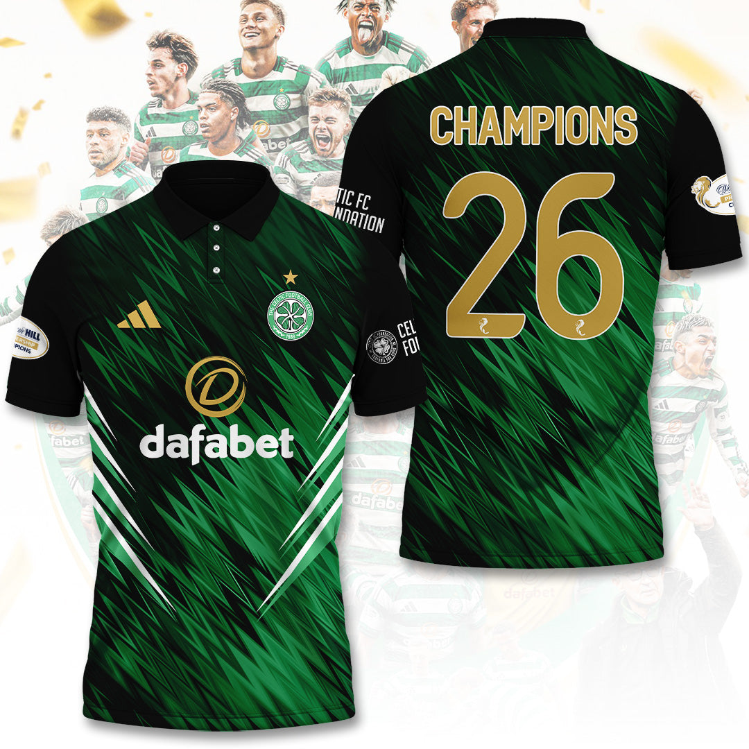 Celtic F.C. Champions 25/26 3D Apparel – TANTN22945