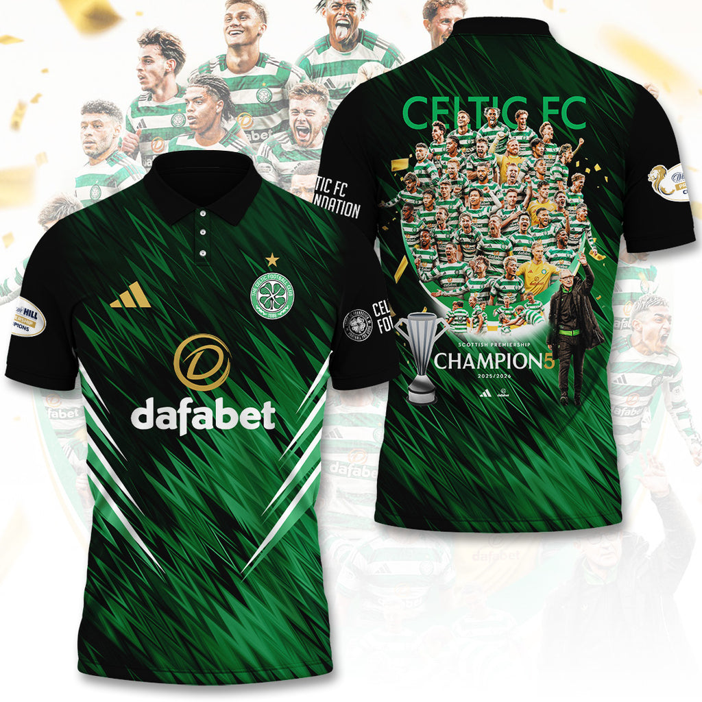 Celtic F.C. Champions 25/26 3D Apparel – TANTN22946