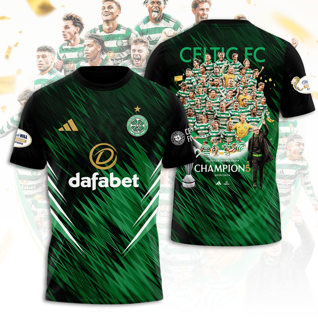 Celtic F.C. Champions 25/26 3D Apparel – TANTN22946