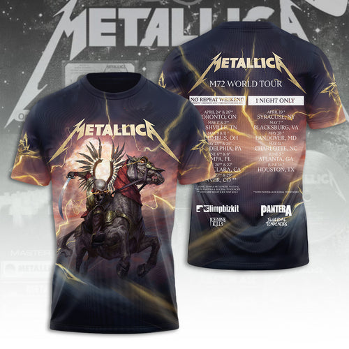 Metallica Tour 2026 3D Apparel – TANTN23064
